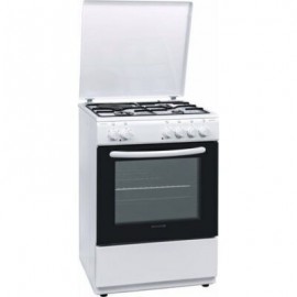 Philco PEG 6031W Κουζίνα 56lt με Εστίες Φυσικού Αερίου & Ρεύματος Π59.8εκ. Λευκή A