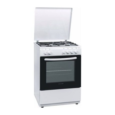 Philco PEG 6031W Κουζίνα 56lt με Εστίες Φυσικού Αερίου & Ρεύματος Π59.8εκ. Λευκή A