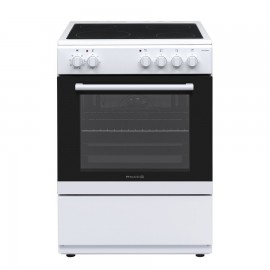 Philco PCE-654W Κουζίνα Ηλεκτρική 69lt με Κεραμικές Εστίες Λευκή 60cm A