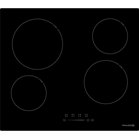 Philco PCH-440 Κεραμικές Εστίες Αυτόνομες με Λειτουργία Κλειδώματος 58.8x51.7cm