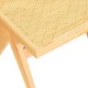 382-000012 Καρέκλα Winslow pakoworld rubberwood-rattan σε φυσική απόχρωση 46x58x80εκ