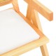 382-000009 Πολυθρόνα Winslow pakoworld rubberwood σε φυσική απόχρωση-ύφασμα λευκό 51x54x80εκ