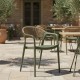 262-000053 Πολυθρόνα Ankara pakoworld στοιβαζόμενη pp-pe rattan σε λαδί-φυσική απόχρωση 54x55.5x77εκ