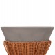 ΤΡΑΠΕΖΙ ΒΟΗΘΗΤΙΚΟ PERRAL HM18164.03S FIBER CEMENT ΓΚΡΙ-ΦΥΣΙΚΟ RATTAN--Φ42x36Υεκ