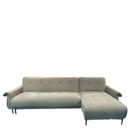 14300035 Καναπές Κρεβάτι Γωνιακός Αναστρέψιμος ArteLibre SOMERO Μπεζ 286x144x84cm Μπεζ