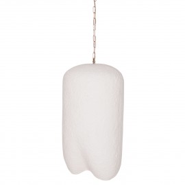 ΦΩΤΙΣΤΙΚΟ ΟΡΟΦΗΣ ΚΡΕΜΑΣΤΟ LOGKY HM4704.02L--FIBER CEMENT ΛΕΥΚΟ 35x35x67Υεκ