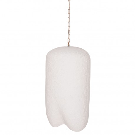 ΦΩΤΙΣΤΙΚΟ ΟΡΟΦΗΣ ΚΡΕΜΑΣΤΟ LOGKY HM4704.02L--FIBER CEMENT ΛΕΥΚΟ 35x35x67Υεκ