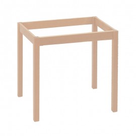 Ρ415,0 ΚΑΦΕΝΕΙΟΥ Βάση Τραπεζιού Οξιά Λυόμενο για Επιφάνεια 60x60cm, Άβαφο