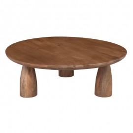 ΕΑ7502,1 AZTEC Τραπεζάκι Σαλονιού- Καθιστικού, Ξύλο Mango, Απόχρωση Smoke Walnut