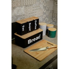E-4209 Αρτοθήκη bamboo μεταλλική (+3 δοχεία) 4ΤΜΧ/ΚΙΒ