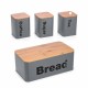E-4209 Αρτοθήκη bamboo μεταλλική (+3 δοχεία) 4ΤΜΧ/ΚΙΒ
