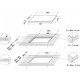 Whirlpool WB S2560 NE Επαγωγικές Εστίες Αυτόνομες με Λειτουργία Κλειδώματος 59x51cm
