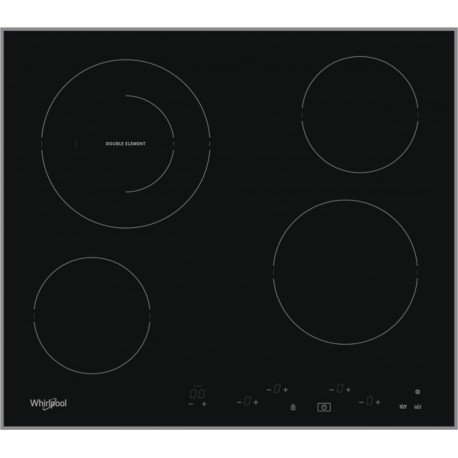 Whirlpool AKT 8601 IX Κεραμικές Εστίες Αυτόνομες με Λειτουργία Κλειδώματος 59x51cm