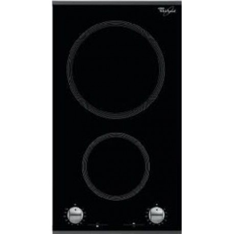 Whirlpool AKT 360/IX Domino Κεραμική Εστία Αυτόνομη με Λειτουργία Κλειδώματος 30x51εκ.