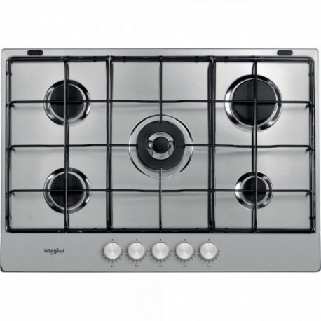Whirlpool TKRL 761 IX Εστίες Αερίου Αυτόνομες 75x51εκ. Ασημί