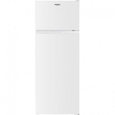 Whirlpool W55T0 412W Δίπορτο Ψυγείο 206lt Υ143xΠ55xΒ55.5cm Λευκό E