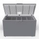 WHIRLPOOL W3RHS44EG ΚΑΤΑΨΥΚΤΗΣ ΟΡΙΖΟΝΤΙΟΣ 442lt ΔΥΝΑΤΟΤΗΤΑ ΛΕΙΤΟΥΡΓΙΑΣ ΣΑΝ ΣΥΝΤΗΡΗΣΗ ΓΚΡΙ E