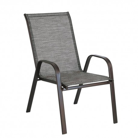 14450024 Πολυθρόνα Μεταλλική ArteLibre Neptune Καφέ 55x75x95cm Καφέ