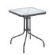 14450042 Τραπέζι Μεταλλικό ArteLibre MARS Γκρι 60x60x70cm Γκρι