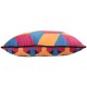 05153606 Μαξιλάρι ArteLibre Γεωμετρικά Σχήματα Πολύχρωμο Βελούδο 60x60cm Πολύχρωμο