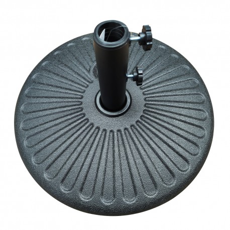 14660080 Βάση Ομπρέλας ArteLibre HAINAN 2.1kg Μαύρο Πλαστικό 51x12x51cm Μαύρο
