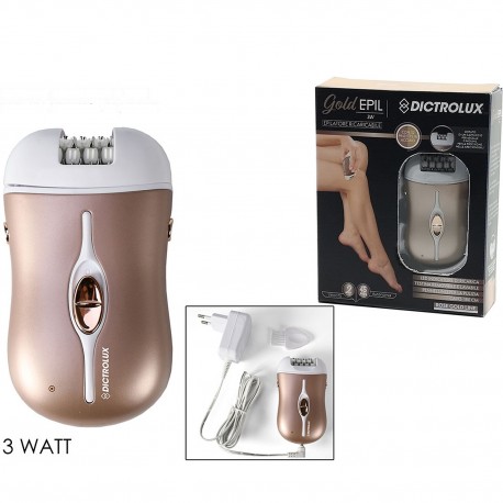 06512551 Aποτριχωτική Συσκευή Gold Epil 3W Ροζ Χρυσό/Πλαστικό