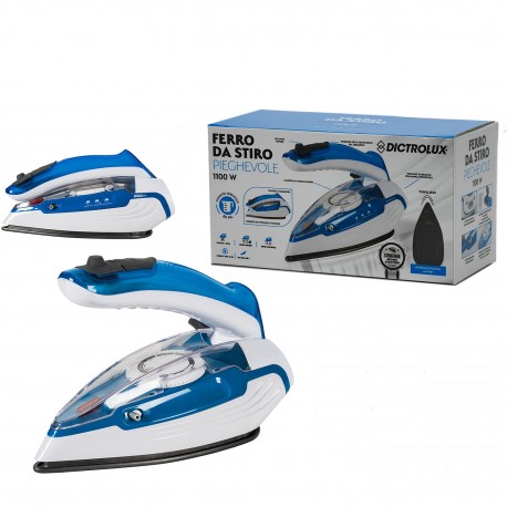 06512904 Ατμοσίδερο Τεφλόν Μπλε/Λευκό 9x18cm 1100W