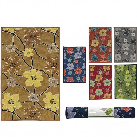 06512941 Χαλί 70% πολυεστέρας/30% βαμβάκι 55x140cm Σε 6 Χρώματα
