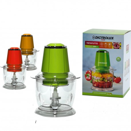 06512971 Πολυκόπτης Πολύχρωμο Πλαστικό 0.75lt Σε 3 Χρώματα