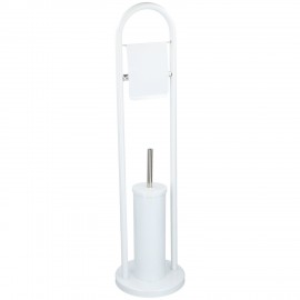 06450597 Βούρτσα Τουαλέτας με Βάση Λευκό ALPINA 20x75cm