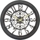 14740041 Ρολόι Τοίχου ArteLibre Μαύρο Πλαστικό Φ35.5cm Μαύρο