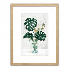 14680015 Πίνακας Σε Κορνίζα ArteLibre Πλαστικό -Λουλούδια Σε Βάζο ArteLibre- 35x45x1.8cm