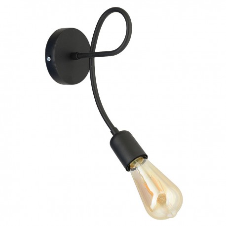 14780001 Φωτιστικό Τοίχου ArteLibre ALE Μαύρο Μέταλλο 17x28cm