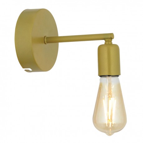 14780005 Φωτιστικό Τοίχου ArteLibre BIN Χρυσό Μέταλλο 10x15cm