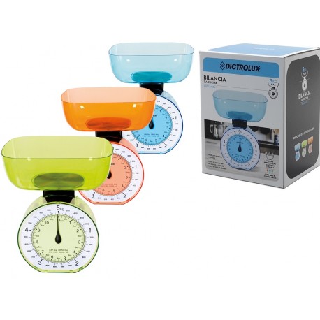 06510111 Ζυγαριά Κουζίνας Μέγιστο Βάρος 5kg Πλαστικό Σε 3 Χρώματα