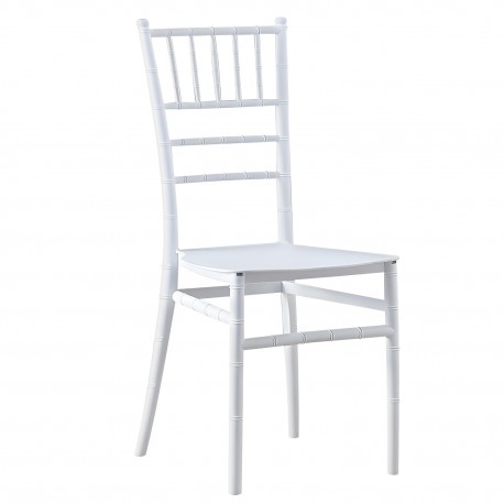 14980001 Καρέκλα Catering ArteLibre SABINE Λευκό PP 40x42x92cm Λευκό
