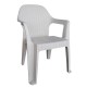 14720035 Καρέκλα Κήπου ArteLibre POLO Cappuccino Πλαστικό 60x47x85cm Καφέ