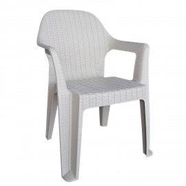14720035 Καρέκλα Κήπου ArteLibre POLO Cappuccino Πλαστικό 60x47x85cm Καφέ