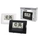 06512374 Ρολόι Ξυπνητήρι Ψηφιακό Λευκό/Μαύρο Πλαστικό 11x8cm Σε 2 Χρώματα