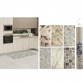 06512462 Χαλί Απορροφητικό Πολυσχέδιο 130x50x0.4cm Σε 6 Σχέδια