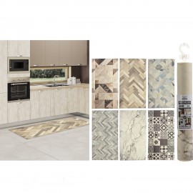 06512463 Χαλί Πολύχρωμο PVC 170x50x0.4cm Σε 6 Σχέδια