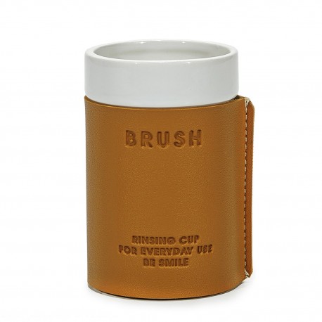 06512480 Ποτήρι -BRUSH- Καφέ Κεραμικό