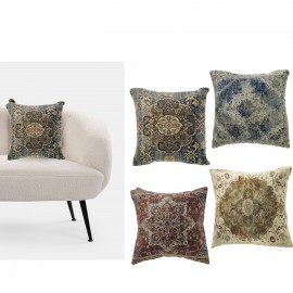 06512650 Μαξιλάρι Διακοσμητικό Περσικό Πολύχρωμο 100% Βαμβάκι 45x45cm Σε 4 Σχέδια