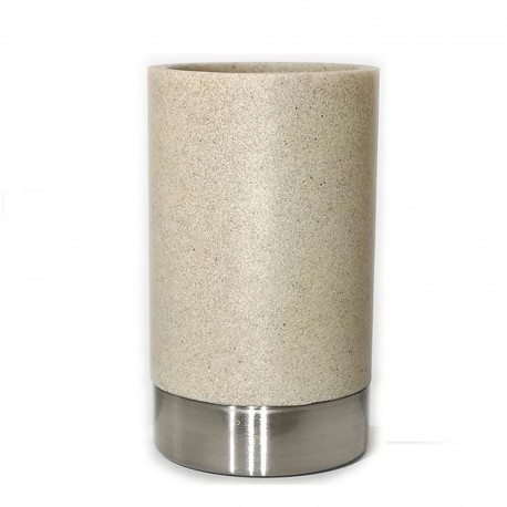 06512723 Ποτήρι Μπεζ Πολυρεζίνη