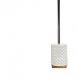 06512811 Πιγκάλ Μπάνιου Λευκό Πολυρητίνη/Μπαμπού