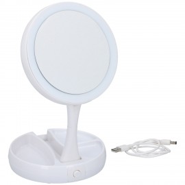 06450715 Καθρέφτης Καλλυντικών 21 LED Αναδιπλούμενος GRUNDIG