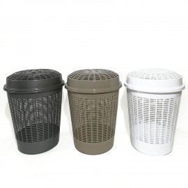 06512984 Καλάθι Απλύτων Europa Με Καπάκι Φ46x55cm 3 Χρώματα