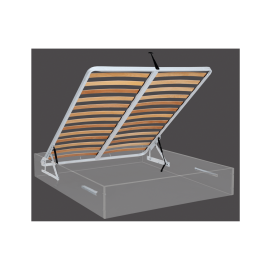 8713982083298-6 235 Ορθοπεδικό τελάρο για bonnell στρώματα, Πλάτος 180, Μήκος 210