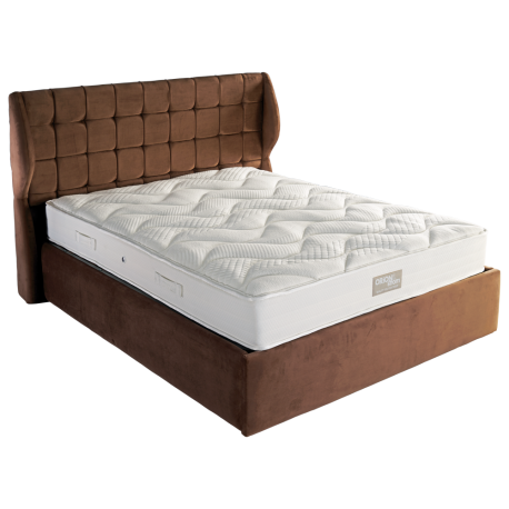 8747364778210-1 275 A Κρεβάτι ORIONAS Χωρίς Μηχανισμό Με ύφασμα Mexico, Πλάτος 160, Μήκος 200