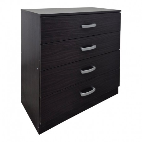 383-000112 Συρταριέρα Athos pakoworld σε wenge απόχρωση 80x40x79εκ